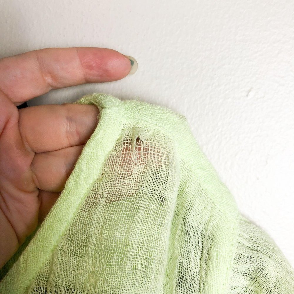Soft Surroundings Neon Linen Blend Tunic - Picture 7 of 8